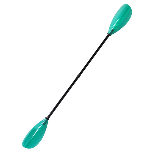 Transparent Blade and fiberglass shaft paddle for sale