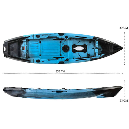 Fishing Pedal Kayak 11ft For Sale