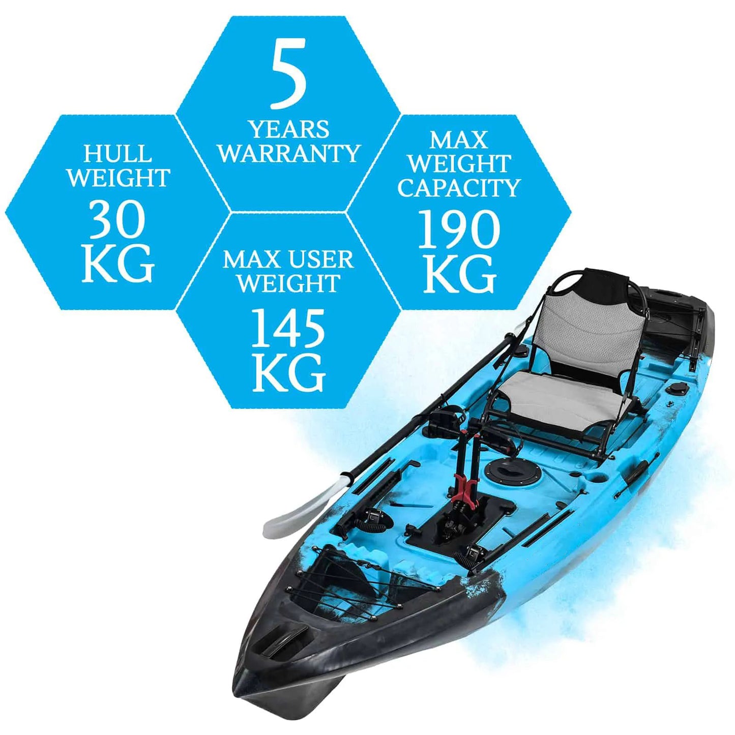 Fishing Pedal Kayak 11ft For Sale